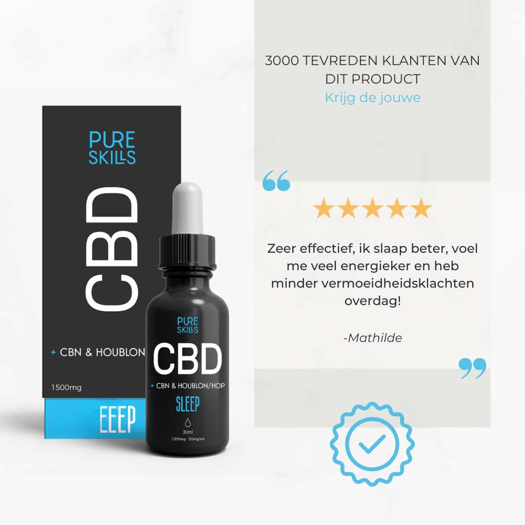 CBD-olie voor slaap.