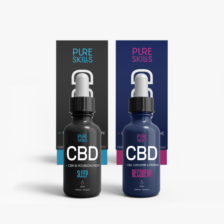 huile CBD douleur + huile CBD sommeil 30